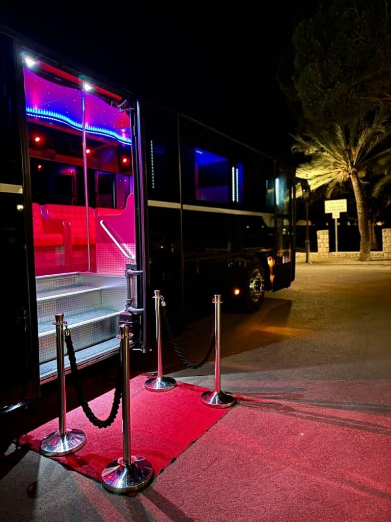 party bus airport transfer marbella