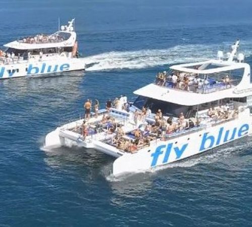 large catamaran hire for big groups Marbella